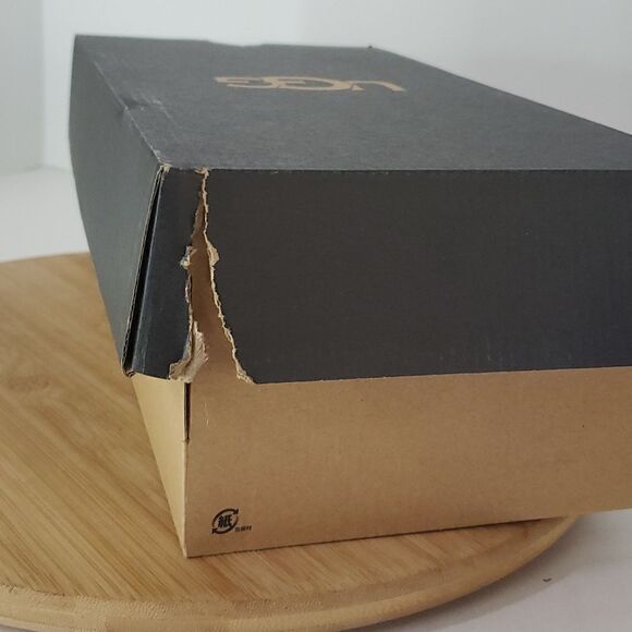 UGG Ascot Slipper Black Suede Wool Comfort Loafer Men's US 8 NIB - Picture 15 of 15